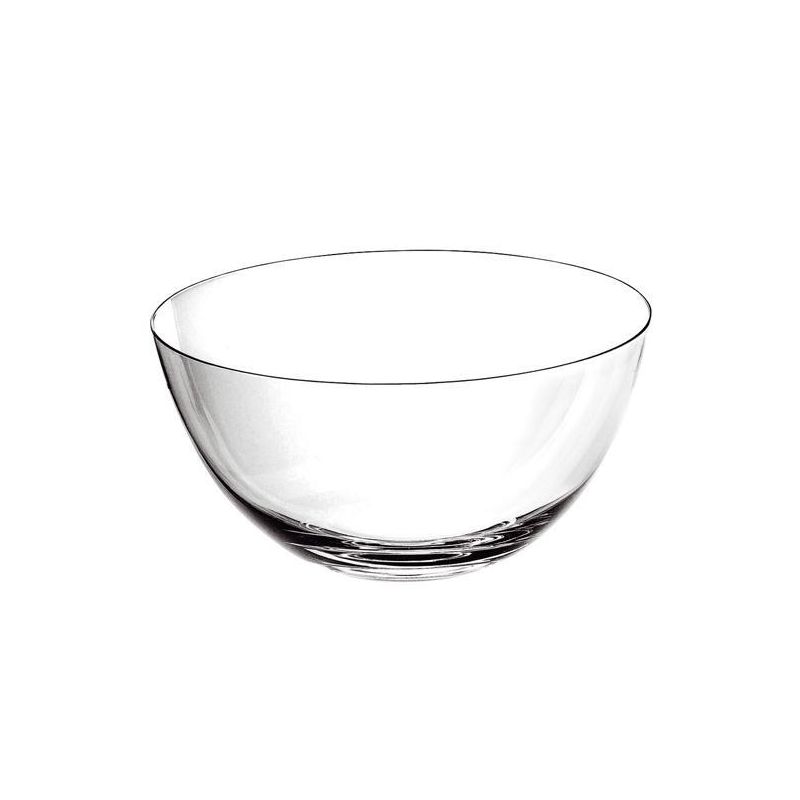 FULL MOON DESSERT DISH 13,5 CLEAR GLASS
