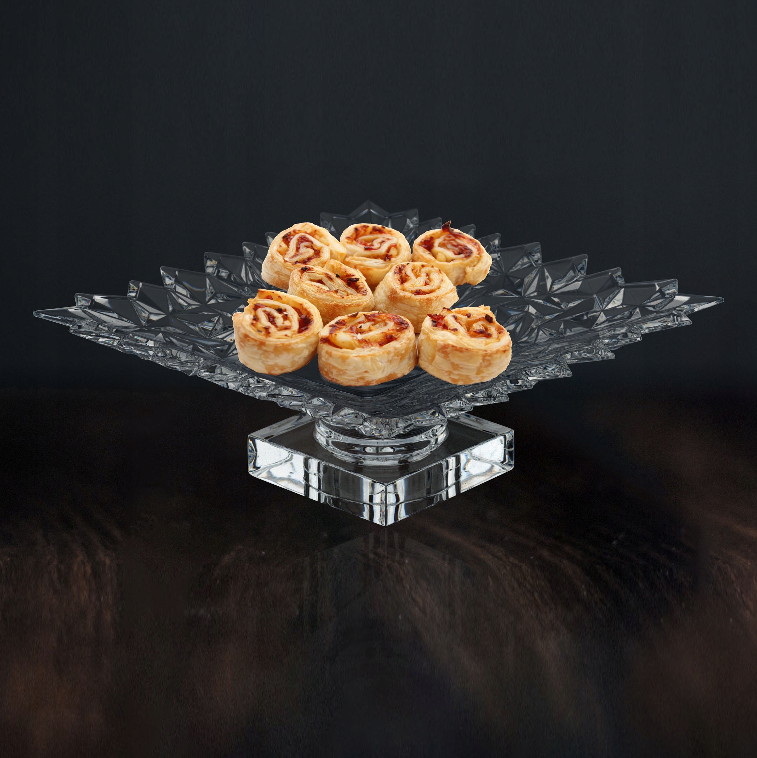 Bohemia Jihlava Glacier Ayaqlı Qab 30,5 sm 84/63J55/93K52/305