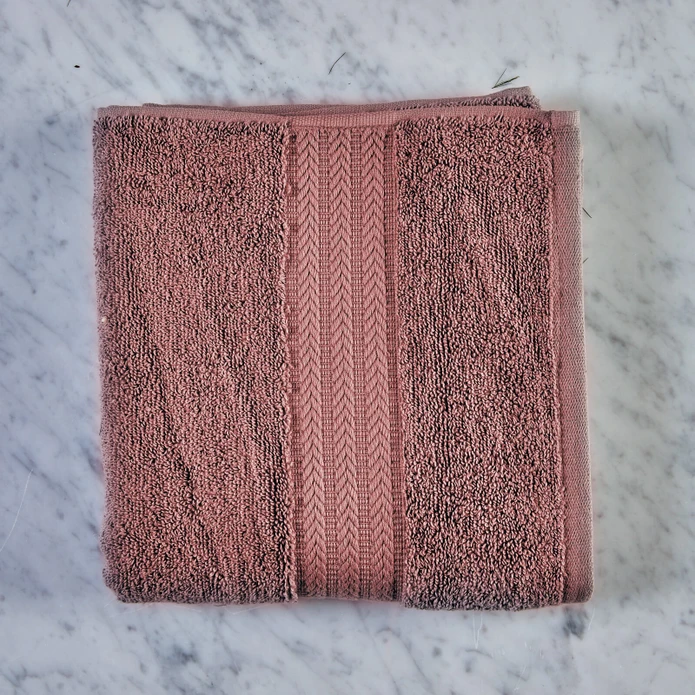 Karaca Home Charm Exclusive Tünd Pudra Əl-Üz Dəsmalı 30x50 sm