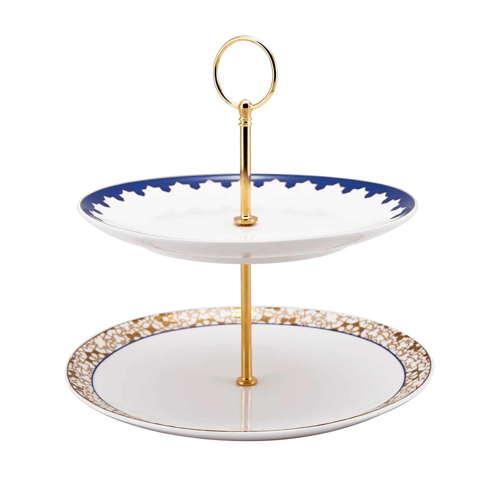 Karaca Larache 2 Mərtəbəli Şirniyyat Qabı