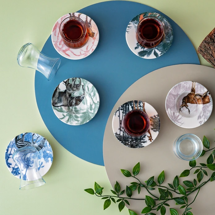 Karaca Jungle 12 Parça 6 Nəfərlik Çay Dəsti